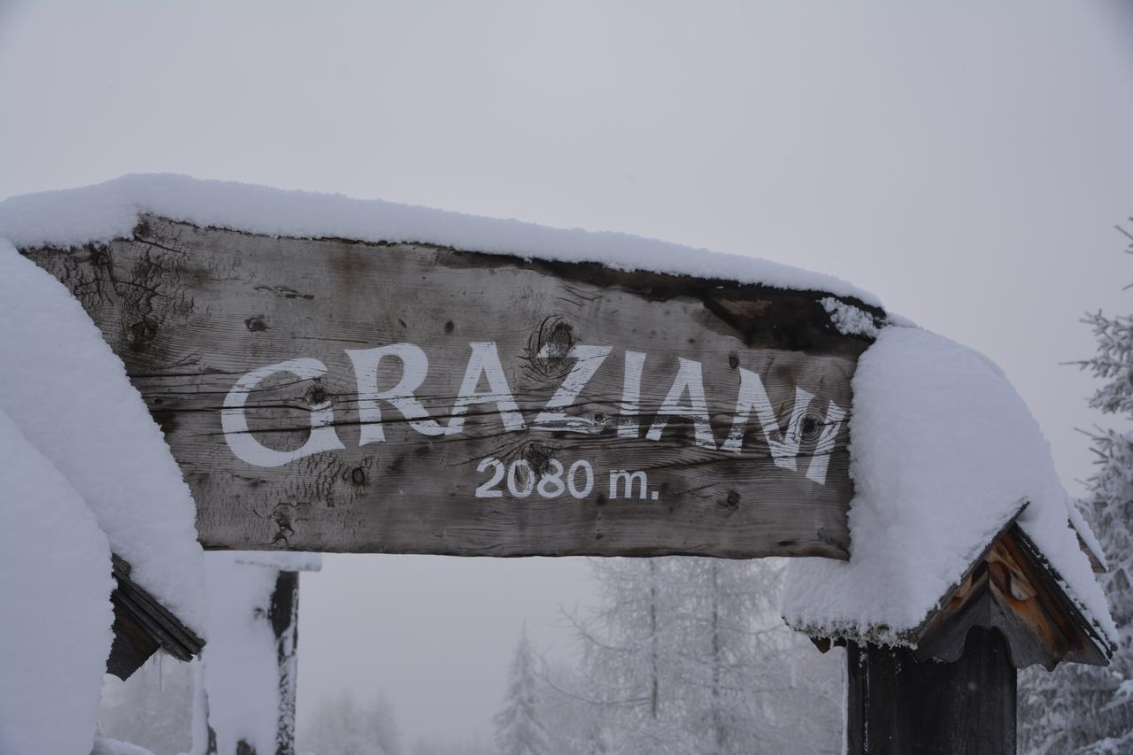 Rifugio Graziani Huette Otel San Vigilio Di Marebbe Dış mekan fotoğraf