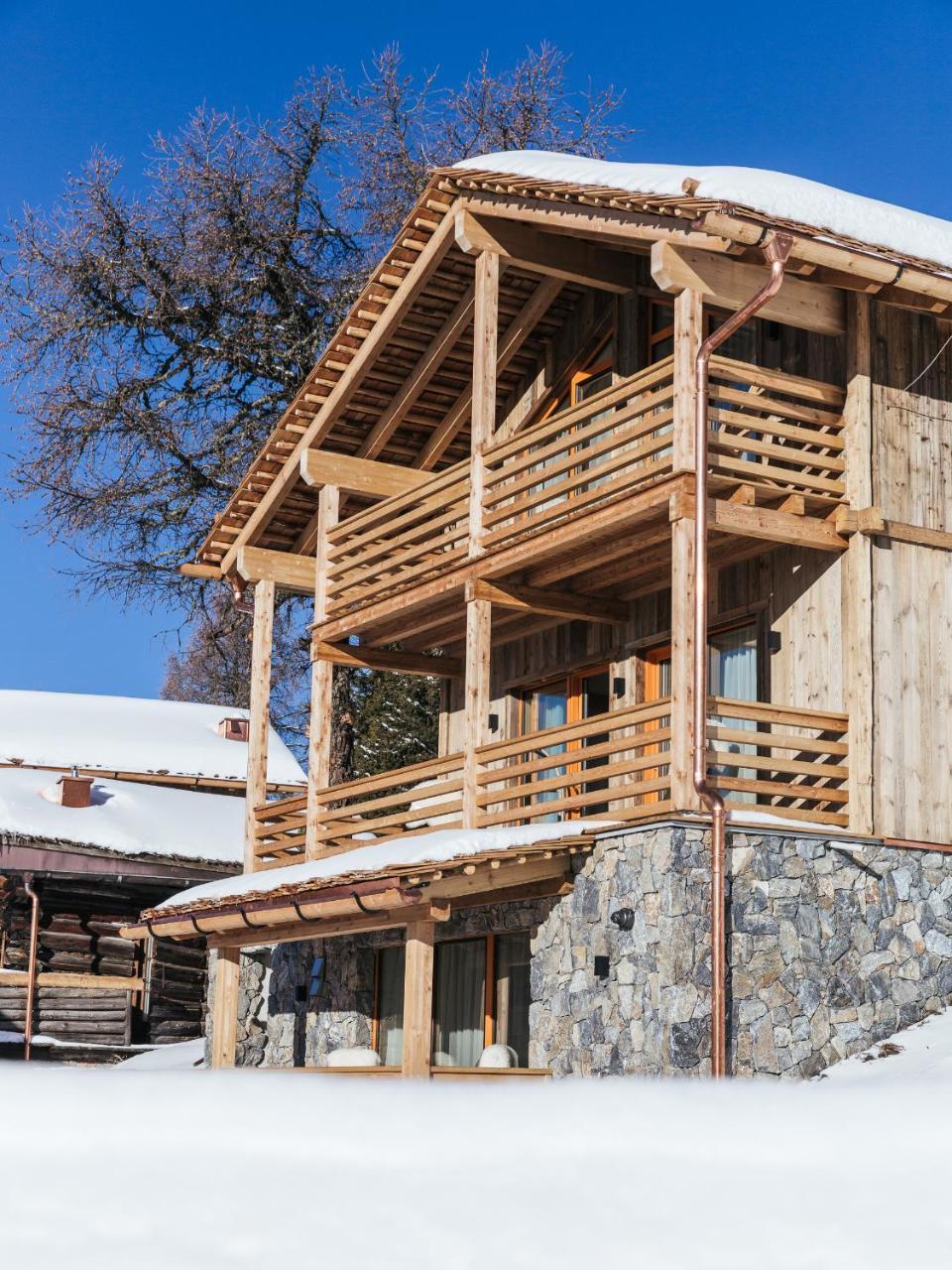 Rifugio Graziani Huette Otel San Vigilio Di Marebbe Dış mekan fotoğraf