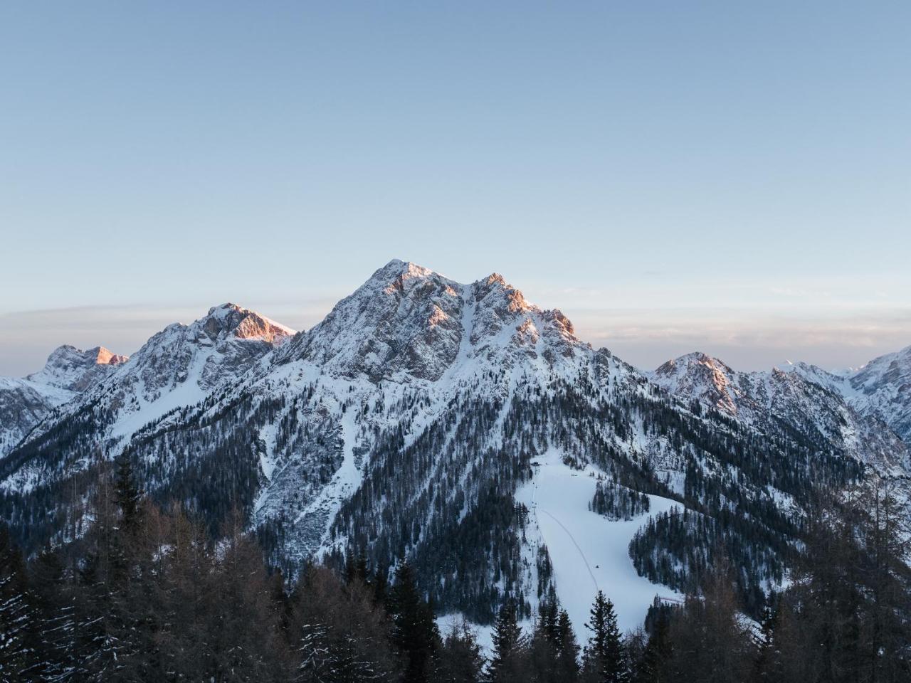 Rifugio Graziani Huette Otel San Vigilio Di Marebbe Dış mekan fotoğraf