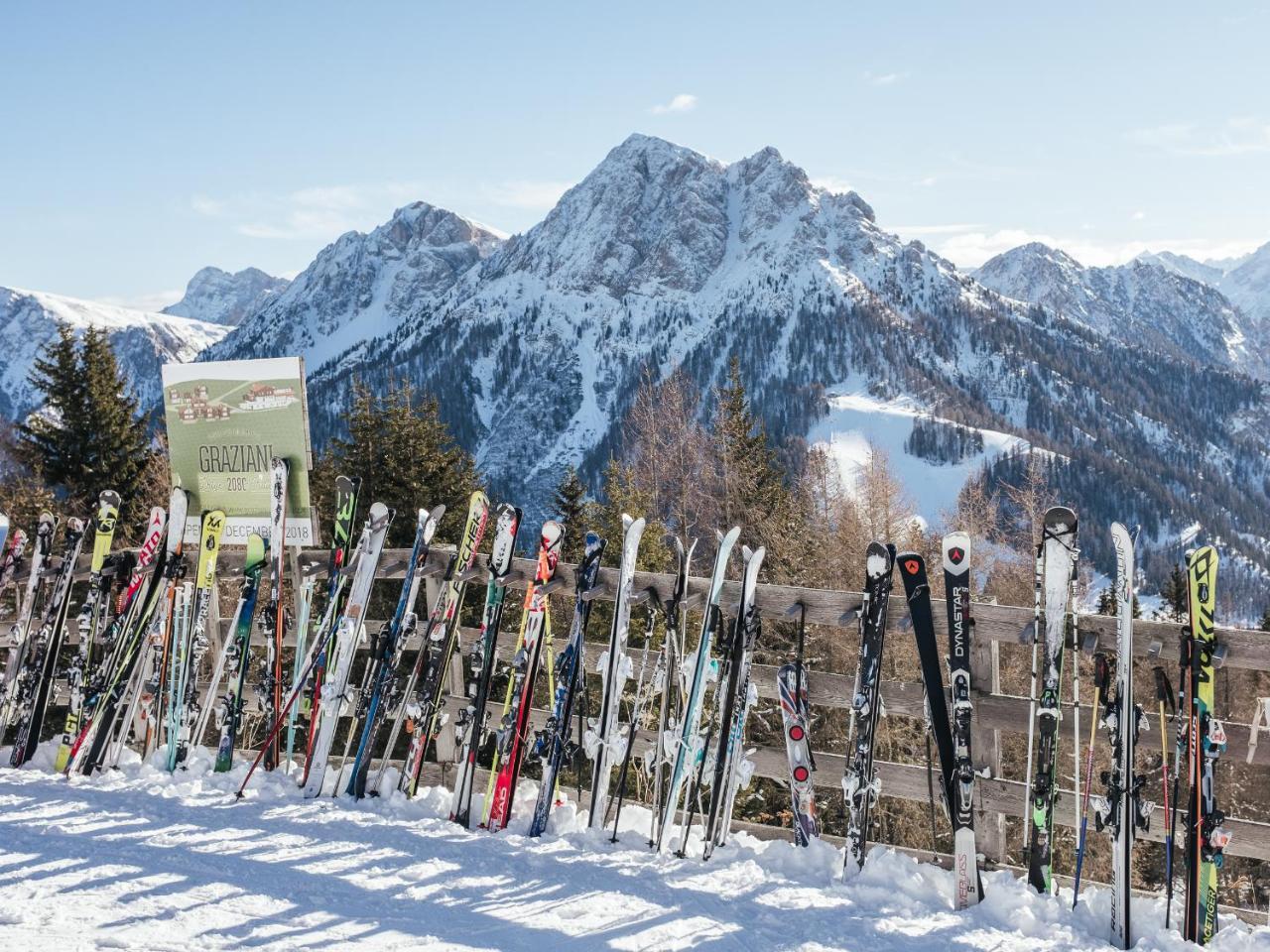 Rifugio Graziani Huette Otel San Vigilio Di Marebbe Dış mekan fotoğraf