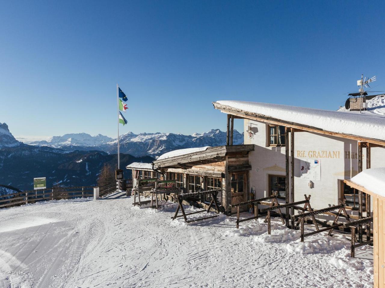 Rifugio Graziani Huette Otel San Vigilio Di Marebbe Dış mekan fotoğraf